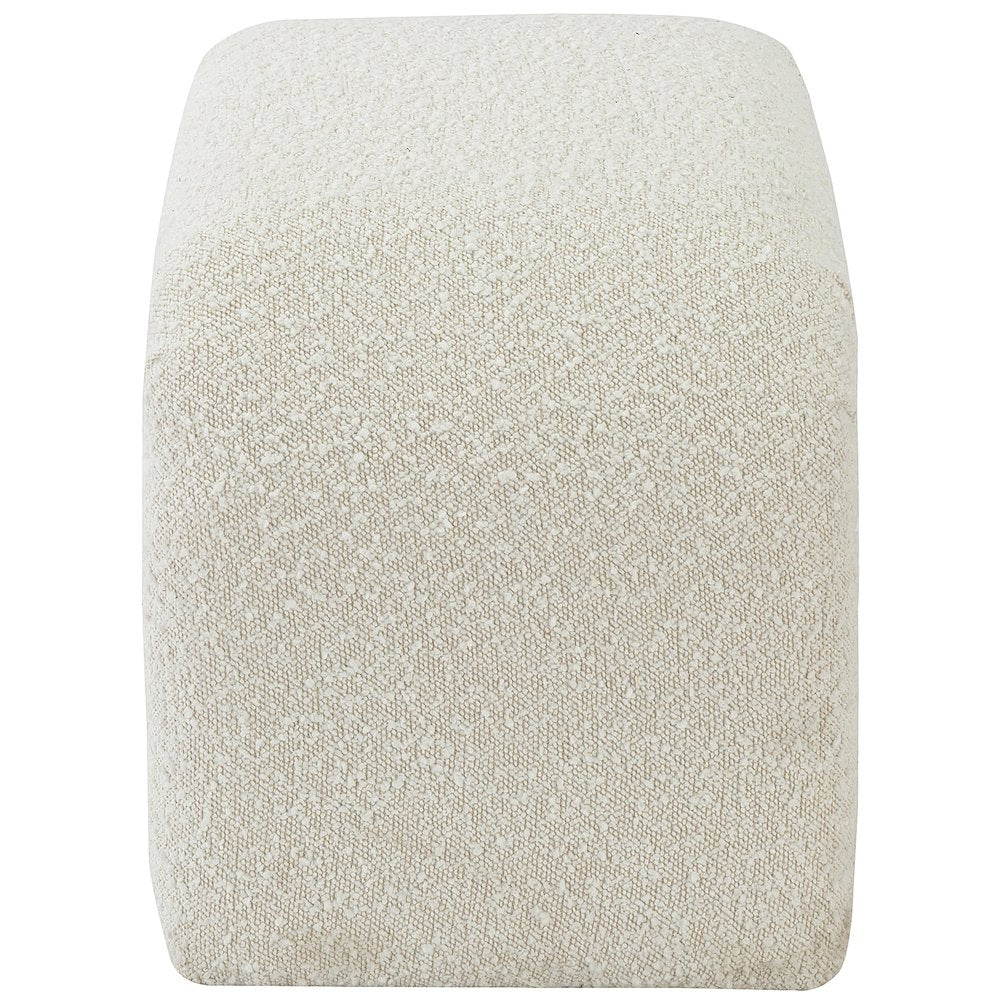 Niagara Cream Boucle Fabric Bench