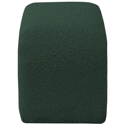 Niagara Green Boucle Fabric Bench