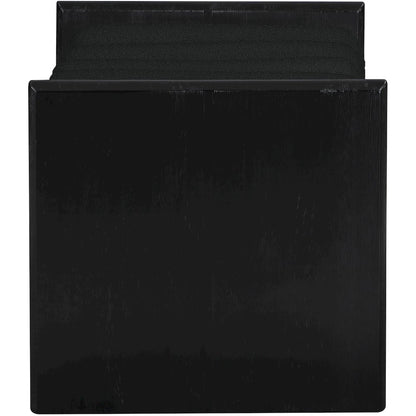 Waverly Black Boucle Fabric Bench