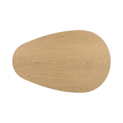 Natural Oak Coffee Table with Art Deco Finish for Modern Living