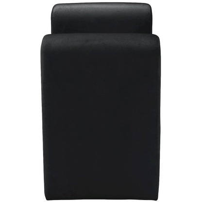 Sloan Black Velvet Bench