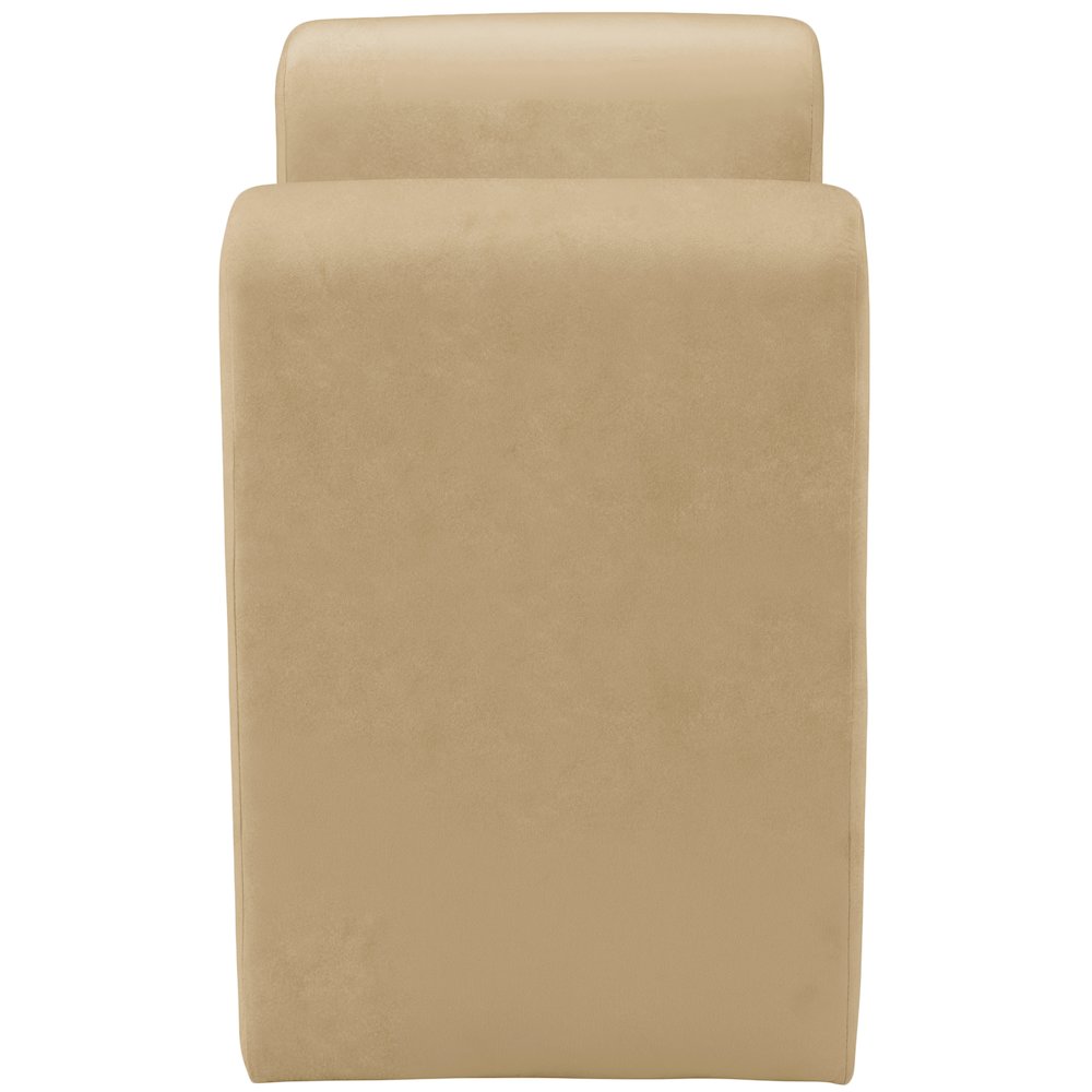 Sloan Camel Velvet Bench