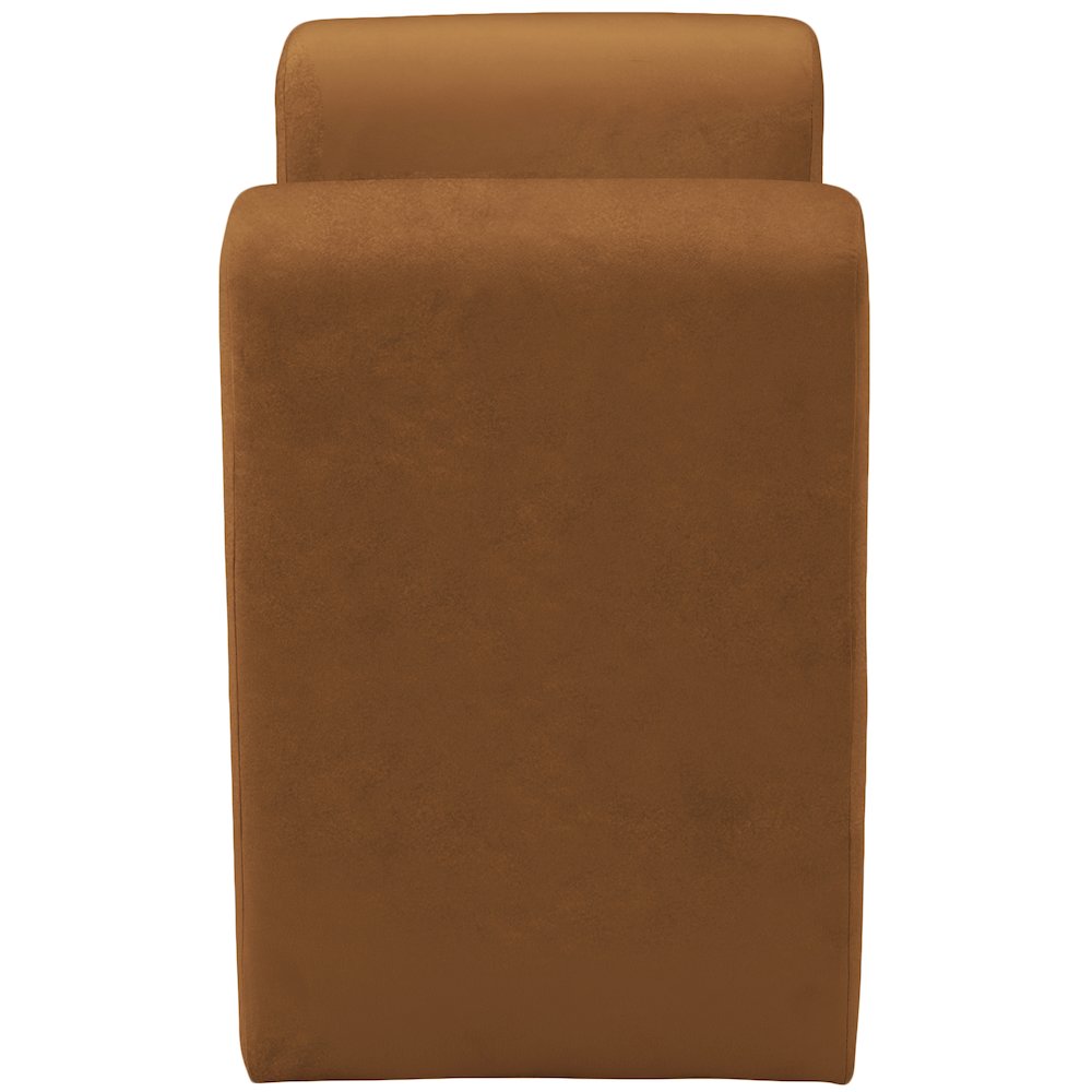 Sloan Saddle Velvet Bench