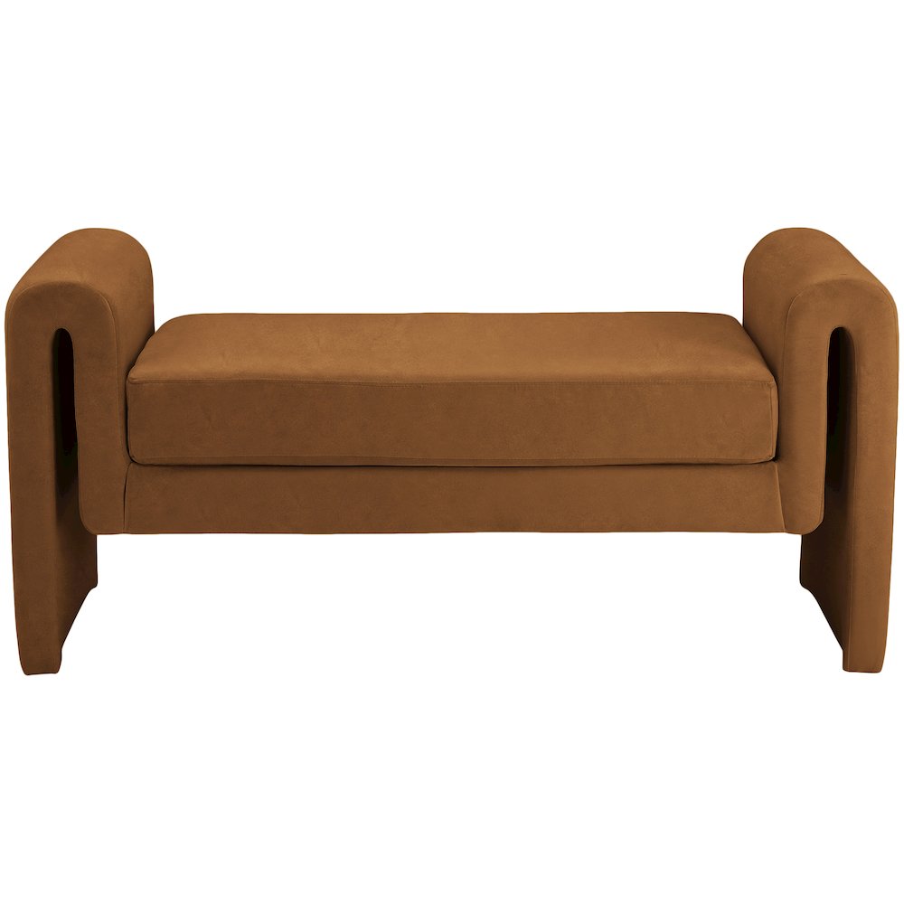 Sloan Saddle Velvet Bench