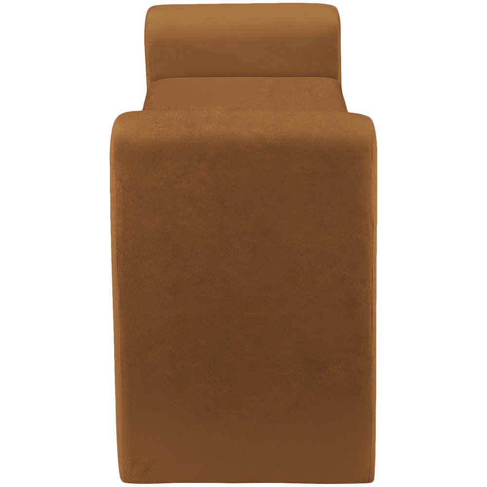 Sloan Saddle Velvet Bench