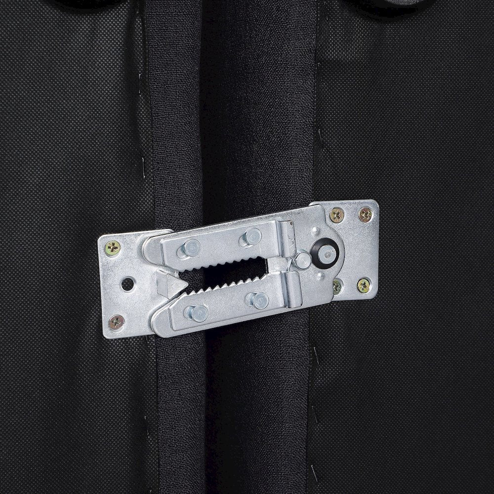Comfy Black Linen Textured Fabric Modular Sectional