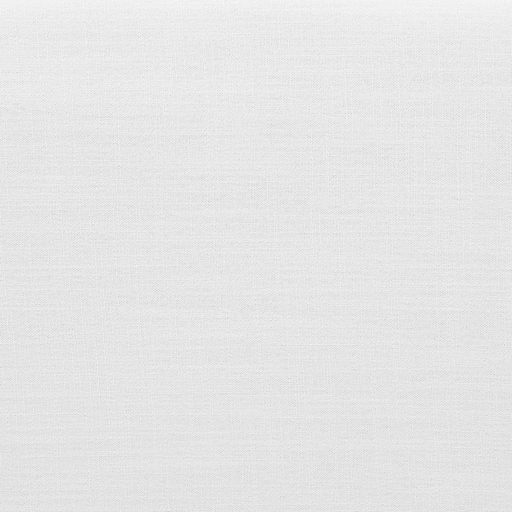 Comfy White Linen Textured Fabric Modular Sofa