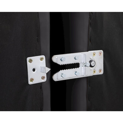 Comfy Black Vegan Leather Modular Sectional