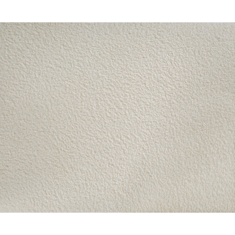 Kennedy Cream Faux Shearling Teddy Fabric Bench