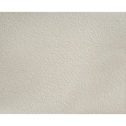 Kennedy Cream Faux Shearling Teddy Fabric Bench