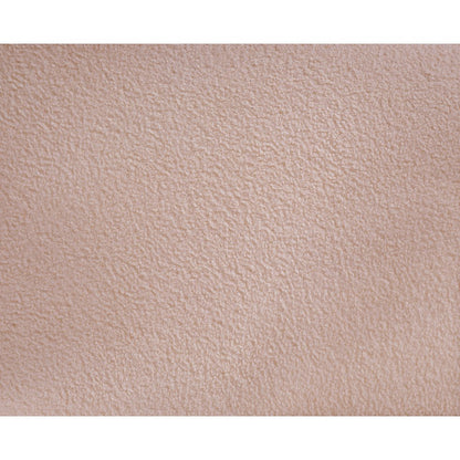Kennedy Pink Faux Shearling Teddy Fabric Bench