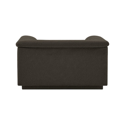 Cascade Brown Boucle Fabric Chair