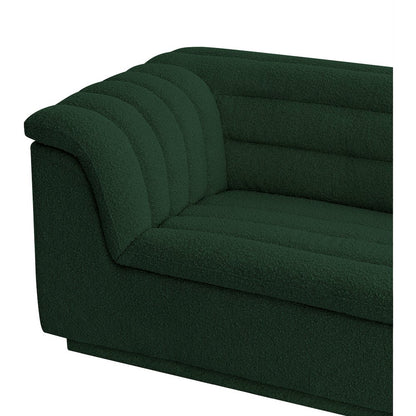 Cascade Green Boucle Fabric Chair