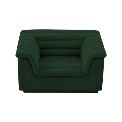 Cascade Green Boucle Fabric Chair