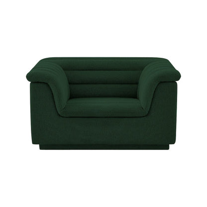 Cascade Green Boucle Fabric Chair