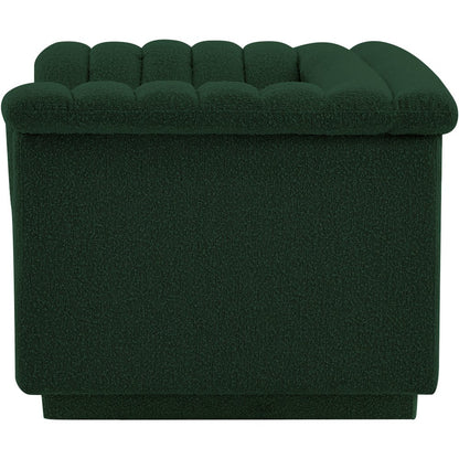 Cascade Green Boucle Fabric Chair
