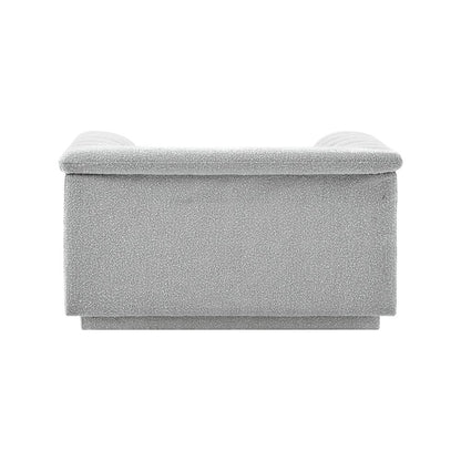 Cascade Grey Boucle Fabric Chair