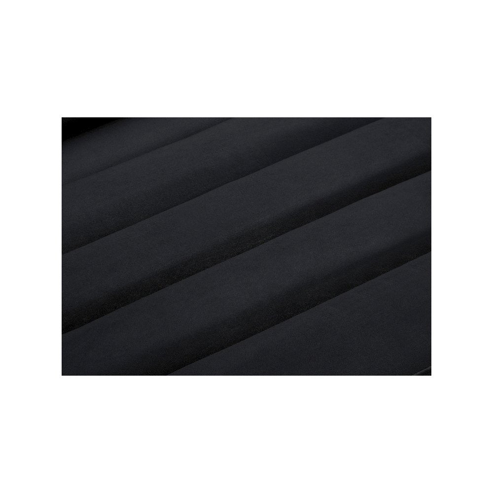Cascade Black Velvet Fabric Chair