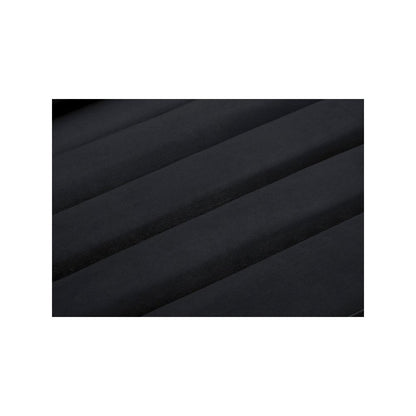 Cascade Black Velvet Fabric Chair