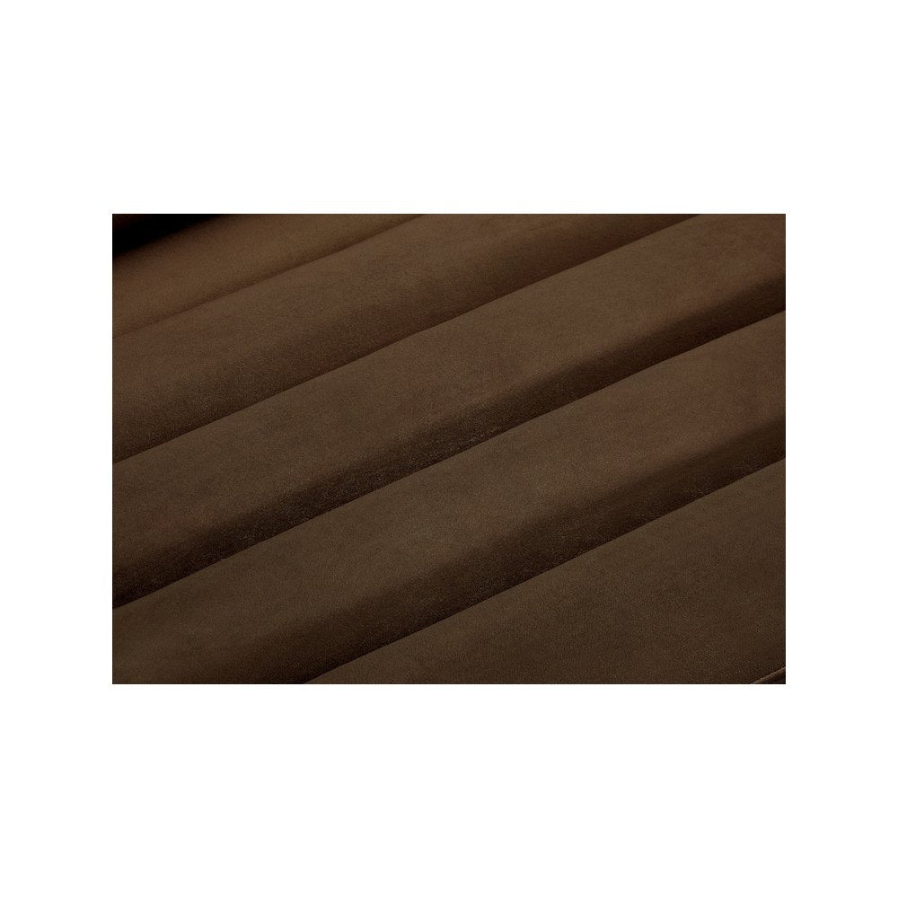 Cascade Brown Velvet Fabric Sofa