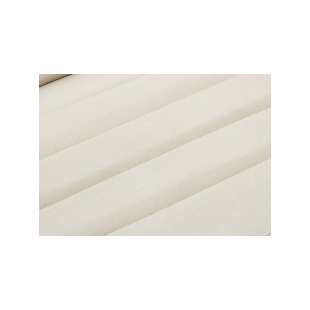 Cascade Cream Velvet Fabric Chair