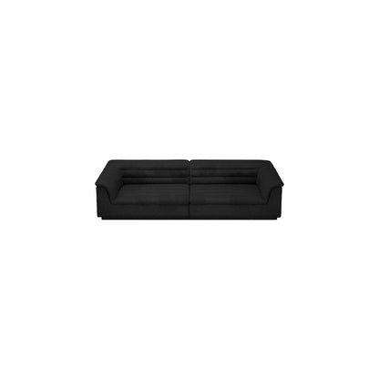 Cascade Black Boucle Fabric Modular Sofa