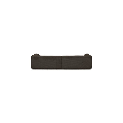 Cascade Brown Boucle Fabric Modular Sofa
