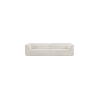 Cascade Cream Boucle Fabric Modular Sofa