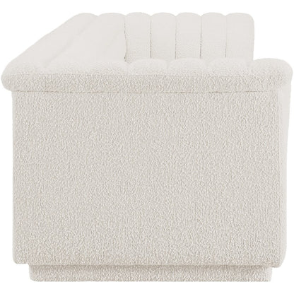 Cascade Cream Boucle Fabric Modular Sofa
