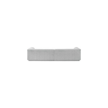 Cascade Grey Boucle Fabric Modular Sofa