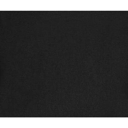 Kennedy Black Chenille Fabric Bench