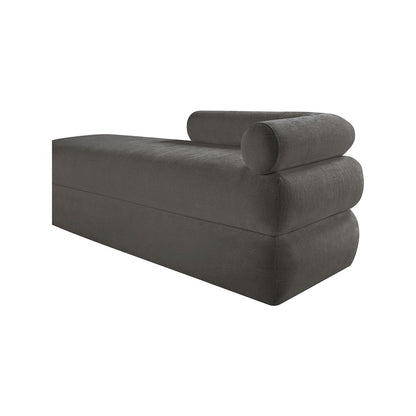 Kennedy Grey Chenille Fabric Bench