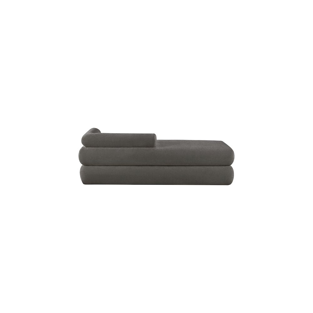 Kennedy Grey Chenille Fabric Bench