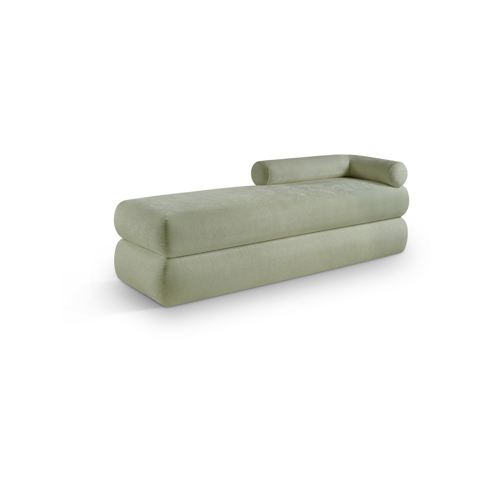 Kennedy Mint Chenille Fabric Bench