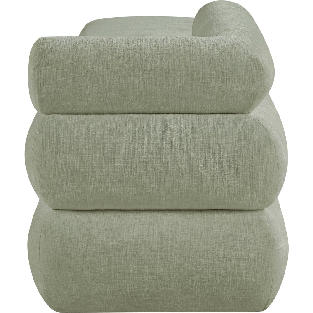 Kennedy Mint Chenille Fabric Bench