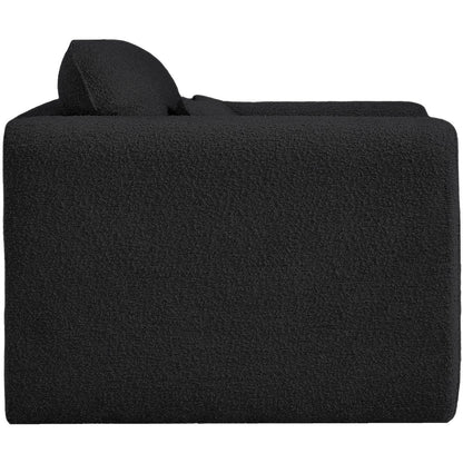 Stylus Black Boucle Fabric Chair