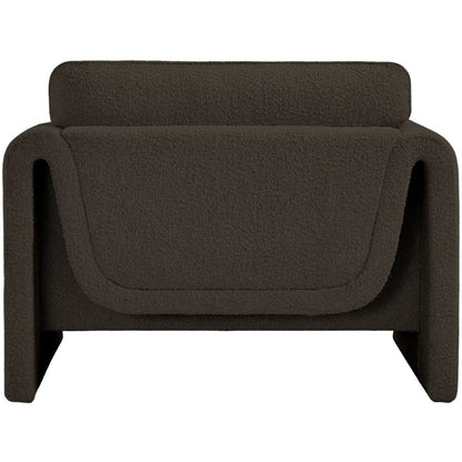 Stylus Brown Boucle Fabric Chair
