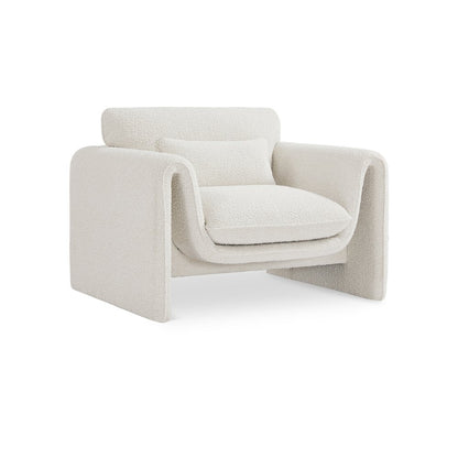 Stylus Cream Boucle Fabric Chair