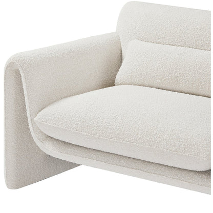 Stylus Cream Boucle Fabric Chair