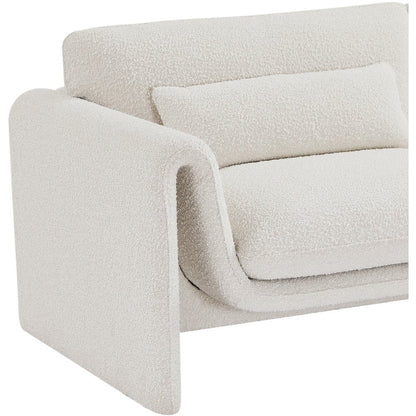 Stylus Cream Boucle Fabric Chair
