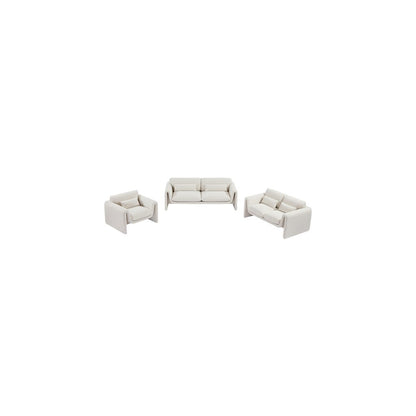 Stylus Cream Boucle Fabric Chair