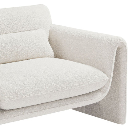 Stylus Cream Boucle Fabric Chair