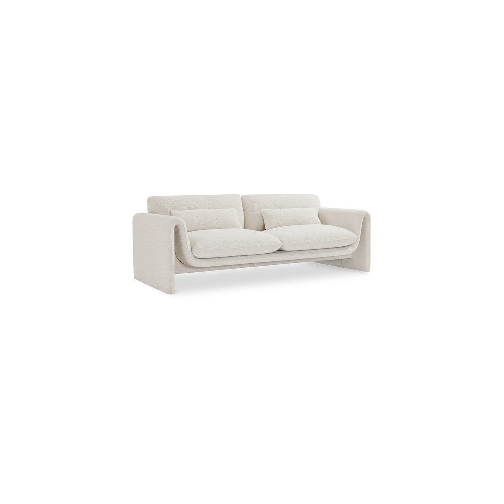 Stylus Cream Boucle Fabric Sofa
