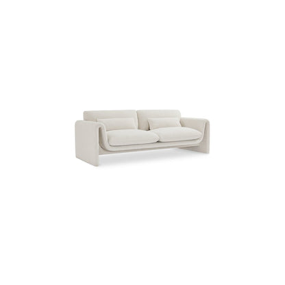 Stylus Cream Boucle Fabric Sofa