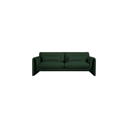 Stylus Green Boucle Fabric Sofa