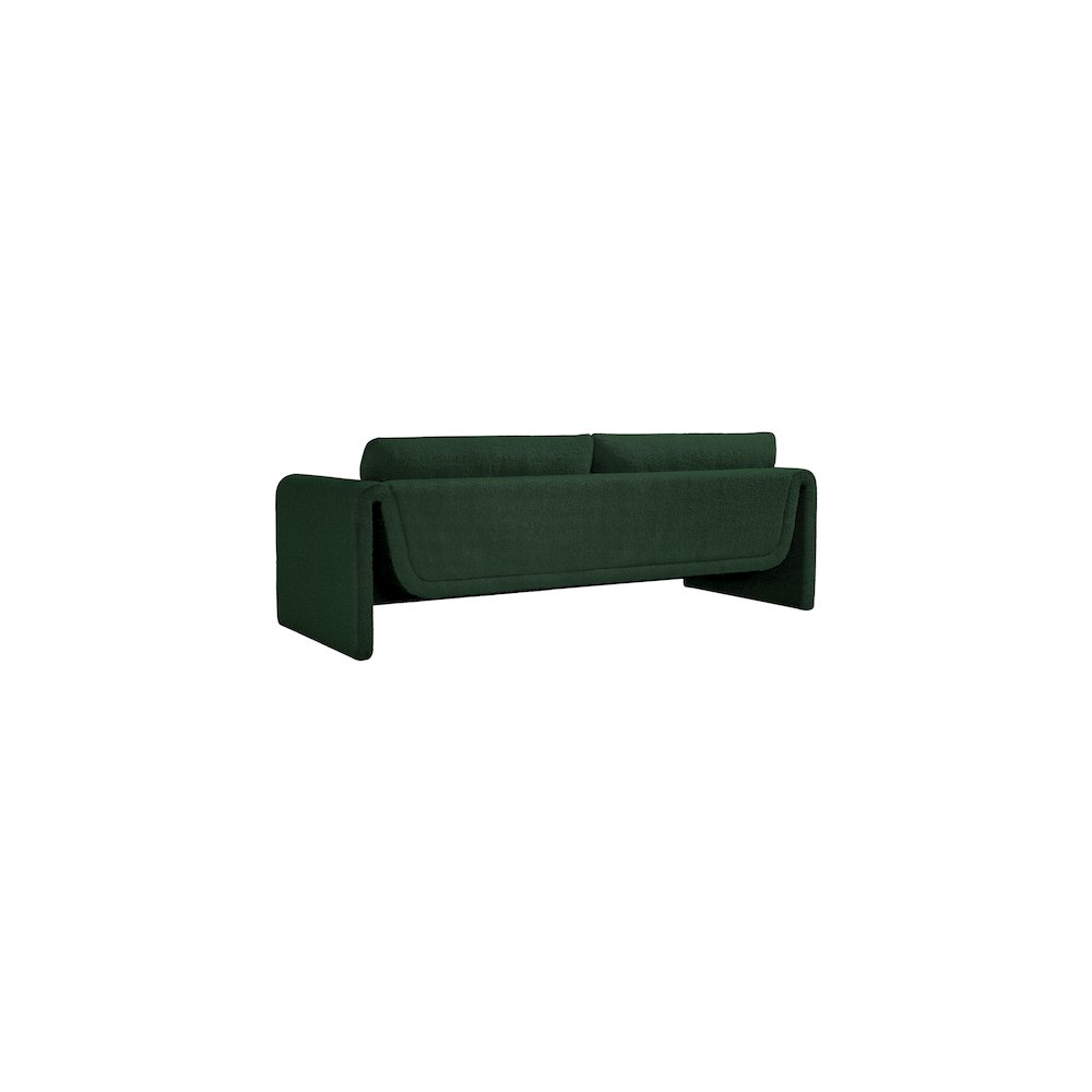Stylus Green Boucle Fabric Sofa