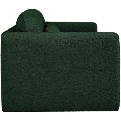 Stylus Green Boucle Fabric Sofa