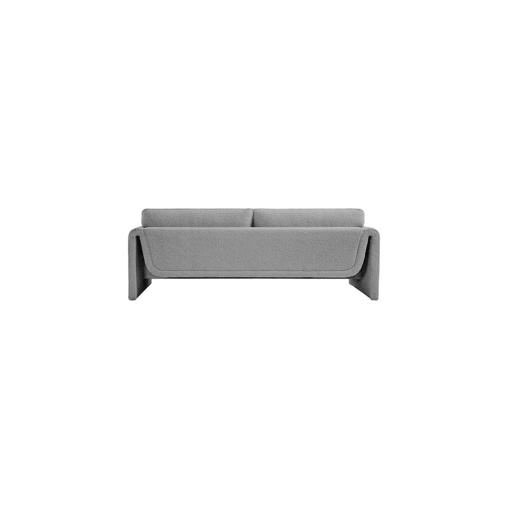 Stylus Grey Boucle Fabric Sofa