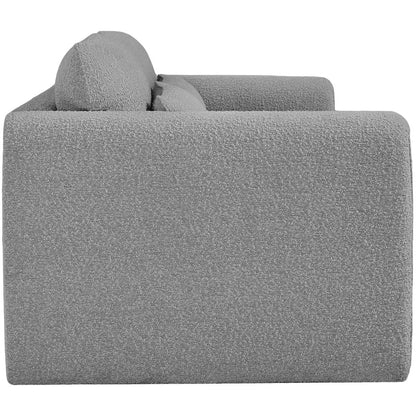 Stylus Grey Boucle Fabric Sofa