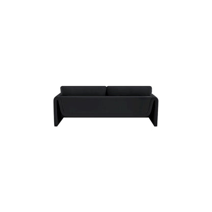 Sloan Black Velvet Fabric Sofa